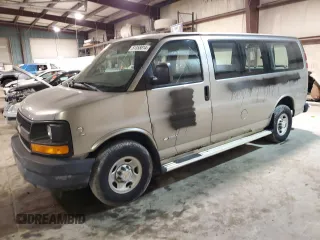 2004 Chevrolet Express Passenger with VIN 1GAHG35U941202467, listed as a Copart auction lot 81358814 with 93,370 mi miles and Clean title. Bid and sale history available at DreamBid. Image 1.