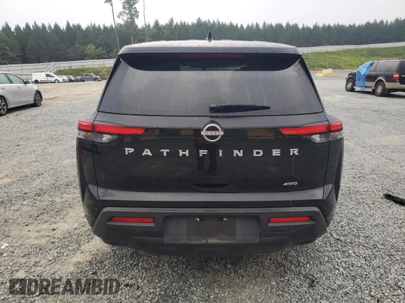 2023 Nissan Pathfinder S with VIN 5N1DR3AC9PC218234, listed as a Copart auction lot 73536874 with 24,322 mi miles and Salvage title. Bid and sale history available at DreamBid. Image 6.