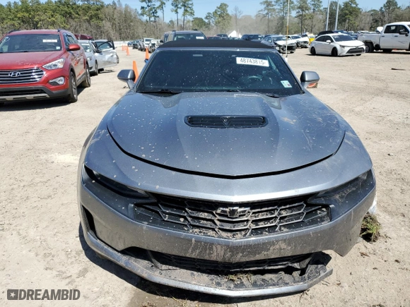 2022 Chevrolet Camaro LT1 with VIN 1G1FF3D73N0101521, listed as a Copart auction lot 48743815 with 40,411 mi miles and Salvage Title. Bid and sale history available at carsss.com. Image 5.