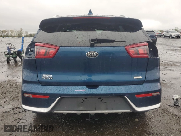 2019 Kia Niro LX with VIN KNDCB3LC0K5342987, listed as a Copart auction lot 52044555 with 82,301 mi miles and Salvage Title. Bid and sale history available at DreamBid. Image 6.