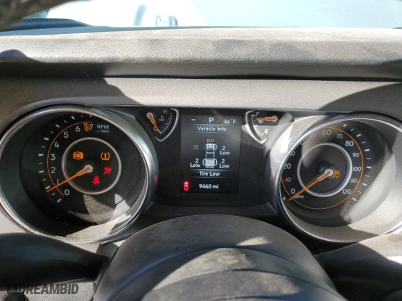 2023 Jeep Gladiator Freedom with VIN 1C6HJTAGXPL518694, listed as a Copart auction lot 86740754 with 9,460 mi miles and Salvage Title. Bid and sale history available at carsss.com. Image 9.