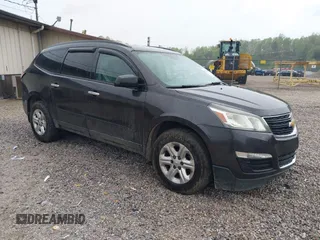 2015 Chevrolet Traverse LS z VIN 1GNKVFEDXFJ182227, wystawiony jako IAAI lot #42113440 z przebiegiem 226 742 mil mil oraz . Historia ofert i sprzedaży dostępna na DreamBid. Obrazek 1.