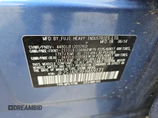 2015 Subaru Forester 2.5i with VIN JF2SJABC8FH469173, listed as a Copart auction lot 53573965 with 103,926 mi miles and Salvage Title. Bid and sale history available at carsss.com. Image 13.