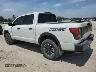 2021 Nissan Titan Pro-4X z VIN 1N6AA1ED0MN533801, wystawiony jako Copart lot #53301215 z przebiegiem 41 991 mil mil oraz Szkoda całkowita • Salvage title. Historia ofert i sprzedaży dostępna na DreamBid. Obrazek 2.