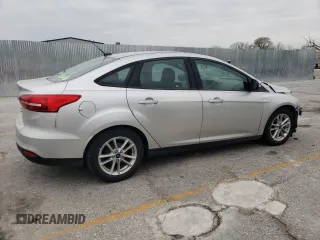 2017 Ford Focus SE with VIN 1FADP3F21HL267350, listed as a Copart auction lot 52897605 with 156,345 mi miles and Salvage title. Bid and sale history available at DreamBid. Image 3.