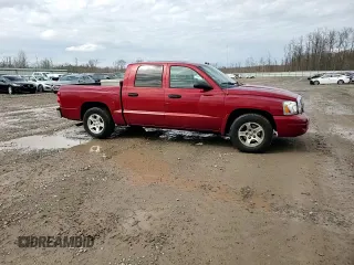 2007 Dodge Dakota SLT with VIN 1D7HW48J87S162047, listed as a Copart auction lot 51101885 with 115,438 mi miles and Salvage Title. Bid and sale history available at carsss.com. Image 10.