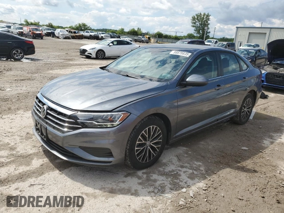 2021 Volkswagen Jetta S with VIN 3VWC57BU8MM035750, listed as a Copart auction lot 58870835 with 110,859 mi miles and Salvage title. Bid and sale history available at DreamBid. Image 1.