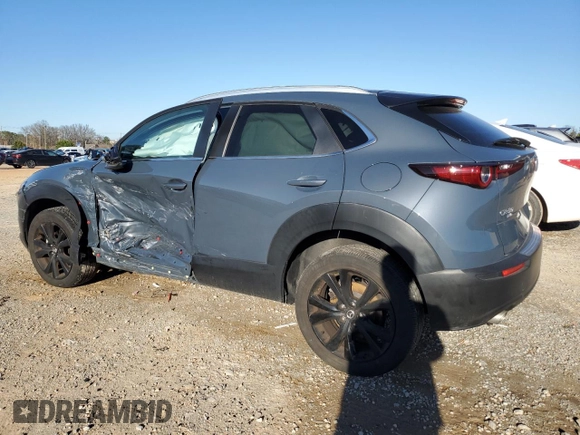 2023 Mazda CX-30 2.5 S Carbon Edition with VIN 3MVDMBCMXPM558346, listed as a Copart auction lot 49402095 with 21,417 mi miles and Salvage Title. Bid and sale history available at carsss.com. Image 2.