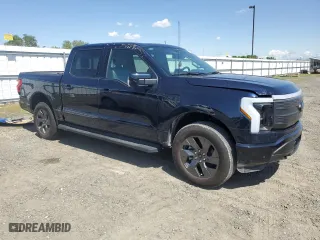 2023 Ford F-150 Lightning Pro with VIN 1FT6W1EV0PWG28960, listed as a Copart auction lot 51858855 with 0 mi miles and Non Repairable. Bid and sale history available at carsss.com. Image 4.