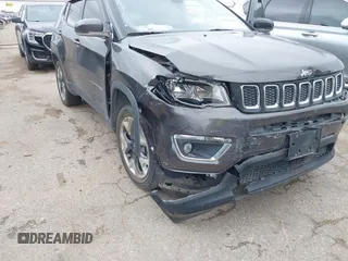 2019 Jeep Compass Limited with VIN 3C4NJDCB9KT666254, listed as a IAAI auction lot 41951603 with 65,990 mi miles and . Bid and sale history available at DreamBid. Image 6.