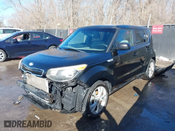 2015 Kia Soul + with VIN KNDJP3A5XF7199554, listed as a IAAI auction lot 41667397 with 138,819 mi miles. Bid and sale history available at carsss.com. Image 18.