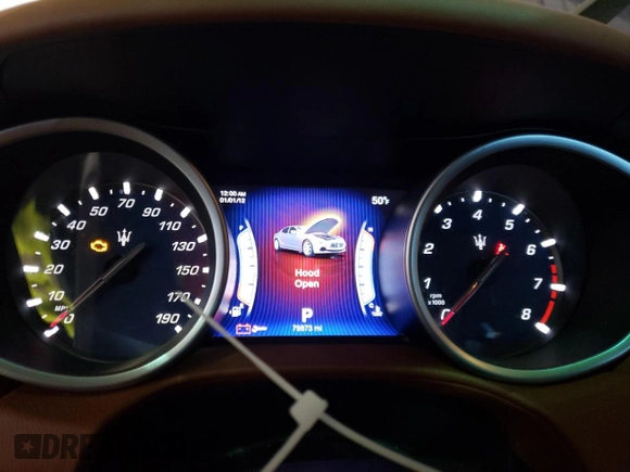 2016 Maserati Ghibli S with VIN ZAM57RSA2G1173532, listed as a Copart auction lot 41281714 with 79,873 mi miles. Bid and sale history available at carsss.com. Image 9.
