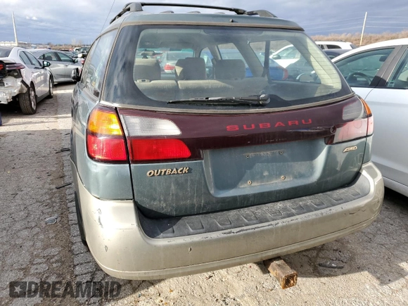 2000 Subaru Legacy Outback with VIN 4S3BH6751Y7668074, listed as a Copart auction lot 75743524 with 161,771 mi miles and Non repairable. Bid and sale history available at DreamBid. Image 6.