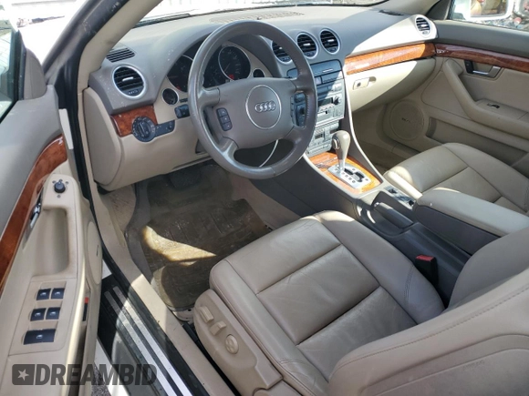 2004 Audi A4 3.0L with VIN WAUDT48H14K011915, listed as a Copart auction lot 45572975 with 128,648 mi miles and Salvage Title. Bid and sale history available at carsss.com. Image 8.