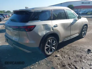 2024 Infiniti QX60 Luxe с VIN 5N1DL1FR8RC355168, выставлен на аукционе IAAI как лот 42356642 с пробегом 3 175 миль миль и . История ставок и продаж доступна на DreamBid. Изображение 4.