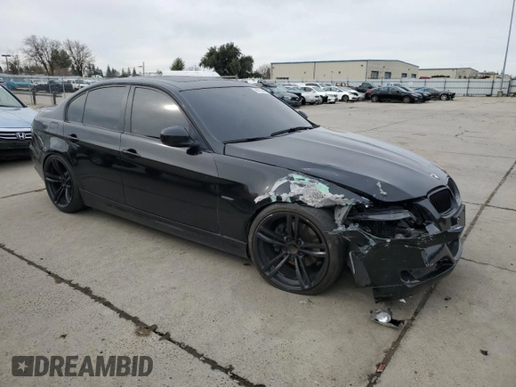 2011 BMW 3 Series 328i with VIN WBAPH5G59BNM75512, listed as a Copart auction lot 45719405 with 100,285 mi miles and Salvage title. Bid and sale history available at DreamBid. Image 4.