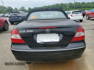 2008 Mercedes-Benz CLK 350 with VIN WDBTK56F98F250442, listed as a Copart auction lot 54140584 with 136,329 mi miles and Salvage Title. Bid and sale history available at carsss.com. Image 6.