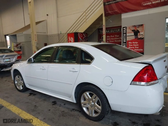 2014 Chevrolet Impala Limited LT with VIN 2G1WB5E38E1183897, listed as a IAAI auction lot 40576055 with NaN miles. Bid and sale history available at carsss.com. Image 14.