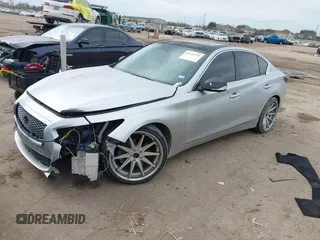 2014 Infiniti Q50 with VIN JN1BV7AP0EM681679, listed as a IAAI auction lot 41371773 with 141,940 mi miles. Bid and sale history available at carsss.com. Image 17.