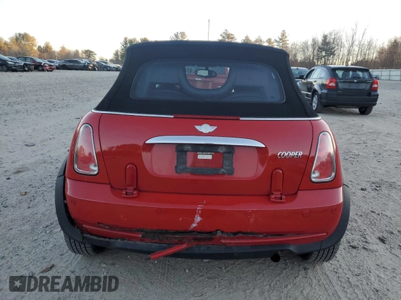 2006 MINI Convertible with VIN WMWRF335X6TG14530, listed as a Copart auction lot 87468504 with 93,875 mi miles and Clean title. Bid and sale history available at DreamBid. Image 6.