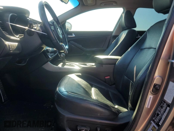 2015 Kia Optima SX Turbo with VIN 5XXGR4A60FG445912, listed as a Copart auction lot 79620894 with 77,354 mi miles and Salvage Title. Bid and sale history available at carsss.com. Image 7.