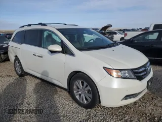 2016 Honda Odyssey SE with VIN 5FNRL5H39GB070652, listed as a Copart auction lot 46358775 with 135,921 mi miles and Salvage Title. Bid and sale history available at DreamBid. Image 4.