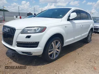2015 Audi Q7 Premium Plus with VIN WA1LGAFE1FD016429, listed as a IAAI auction lot 42453301 with 123,139 mi miles and . Bid and sale history available at DreamBid. Image 2.
