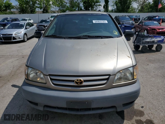 2001 Toyota Sienna LE с VIN 4T3ZF13C61U398183, выставлен на аукционе Copart как лот 56903725 с пробегом 149 676 миль миль и Чистый • Clean title. История ставок и продаж доступна на DreamBid. Изображение 5.