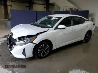 2024 Nissan Sentra SV z VIN 3N1AB8CV6RY346029, wystawiony jako Copart lot #58468395 z przebiegiem 25 092 mil mil oraz Szkoda całkowita • Salvage title. Historia ofert i sprzedaży dostępna na DreamBid. Obrazek 1.