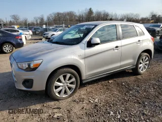 2014 Mitsubishi Outlander Sport ES with VIN 4A4AR3AU4EE009123, listed as a Copart auction lot 47450625 with 133,965 mi miles and Salvage Title. Bid and sale history available at carsss.com. Image 1.