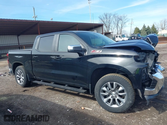 2021 Chevrolet Silverado 1500 LT with VIN 1GCUYDED0MZ253365, listed as a IAAI auction lot 41824906 with 1 mi miles. Bid and sale history available at carsss.com. Image 12.