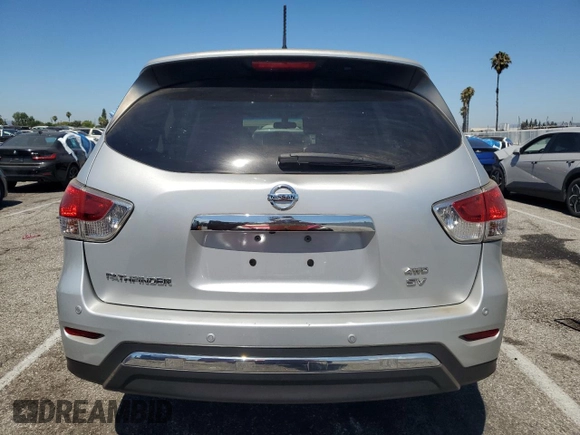 2014 Nissan Pathfinder S z VIN 5N1AR2MM6EC623157, wystawiony jako Copart lot #64110745 z przebiegiem 124 100 mil mil oraz Szkoda całkowita • Salvage title. Historia ofert i sprzedaży dostępna na DreamBid. Obrazek 6.