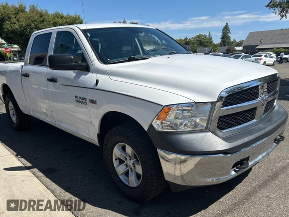 2017 Ram 1500 Tradesman with VIN 1C6RR7ST3HS862889, listed as a Copart auction lot 66574405 with 88,100 mi miles and Clean title. Bid and sale history available at DreamBid. Image 1.