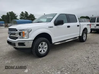 2020 Ford F-150 XL with VIN 1FTEW1E43LKD42136, listed as a Copart auction lot 59444145 with 142,294 mi miles and Salvage title. Bid and sale history available at DreamBid. Image 1.