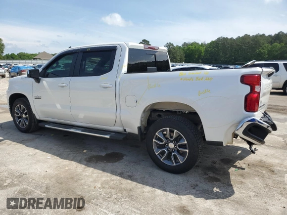 2021 Chevrolet Silverado 1500 LT with VIN 3GCPWCED9MG329663, listed as a Copart auction lot 53693365 with 89,098 mi miles and Salvage Title. Bid and sale history available at DreamBid. Image 2.