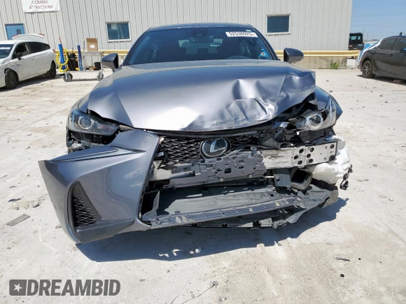2018 Lexus IS with VIN JTHBA1D24J5063984, listed as a Copart auction lot 52530925 with 70,721 mi miles and Salvage Title. Bid and sale history available at carsss.com. Image 5.