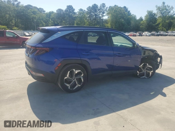 2022 Hyundai Tucson SEL with VIN 5NMJF3AE4NH096592, listed as a Copart auction lot 53496475 with 24,986 mi miles and Salvage title. Bid and sale history available at DreamBid. Image 3.