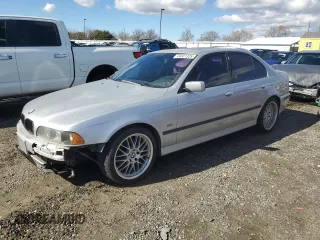 2003 BMW 5 Series 540iA with VIN WBADN63463GS57077, listed as a Copart auction lot 44601325 with 53,826 mi miles and Clean Title. Bid and sale history available at carsss.com. Image 1.