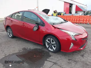 2017 Toyota Prius Two with VIN JTDKARFU6H3053851, listed as a IAAI auction lot 41252841 with 117,671 mi miles. Bid and sale history available at carsss.com. Image 1.