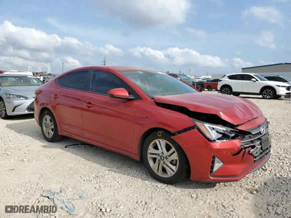 2020 Hyundai Elantra Value Edition with VIN 5NPD84LF7LH523332, listed as a Copart auction lot 51592875 with 47,650 mi miles and Salvage Title. Bid and sale history available at carsss.com. Image 4.