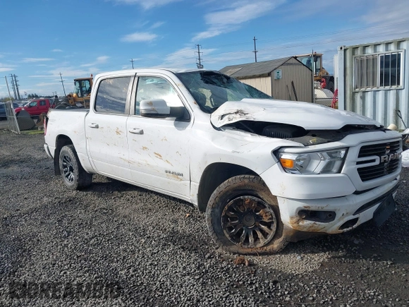 2020 Ram 1500 Big Horn z VIN 1C6SRFFT7LN128110, wystawiony jako IAAI lot #41885725 z przebiegiem 124 043 mil mil oraz . Historia ofert i sprzedaży dostępna na DreamBid. Obrazek 1.