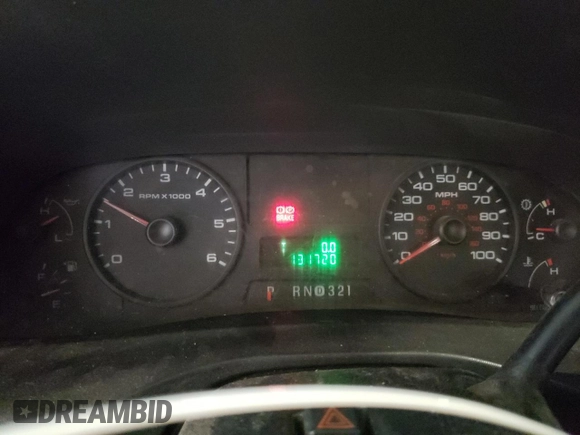 2005 Ford F-250 XL with VIN 1FTNF20565EA93144, listed as a Copart auction lot 62291085 with 131,720 mi miles and Salvage title. Bid and sale history available at DreamBid. Image 9.