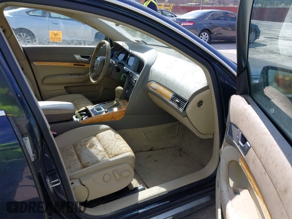 2005 Audi A6 with VIN WAUDG74F45N089129, listed as a IAAI auction lot 41971291 with 186,800 mi miles. Bid and sale history available at carsss.com. Image 5.
