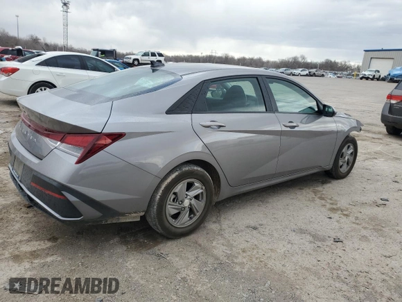 2024 Hyundai Elantra SE with VIN KMHLL4DG0RU730916, listed as a Copart auction lot 47257425 with 24,036 mi miles and Salvage Title. Bid and sale history available at DreamBid. Image 3.