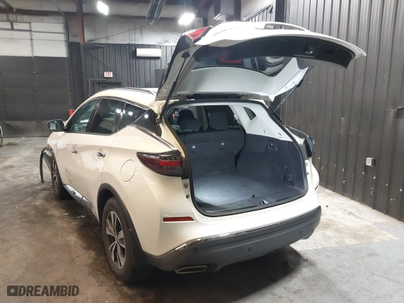 2020 Nissan Murano SV with VIN 5N1AZ2BS8LN117428, listed as a IAAI auction lot 41257451 with 80,457 mi miles. Bid and sale history available at carsss.com. Image 3.