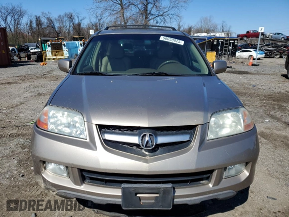 2004 Acura MDX Touring with VIN 2HNYD18904H529590, listed as a Copart auction lot 50050825 with 286,126 mi miles and Salvage title. Bid and sale history available at DreamBid. Image 5.