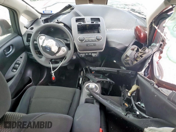 2016 Nissan LEAF S z VIN 1N4BZ0CP7GC312886, wystawiony jako Copart lot #57893505 z przebiegiem Nie podano mil oraz Szkoda całkowita • Salvage title. Historia ofert i sprzedaży dostępna na DreamBid. Obrazek 8.
