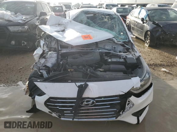 2019 Hyundai Accent SE with VIN 3KPC24A36KE067915, listed as a Copart auction lot 64745104 with 122,745 mi miles and Salvage Title. Bid and sale history available at carsss.com. Image 5.