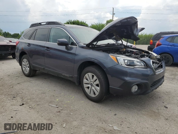 2015 Subaru Outback Premium with VIN 4S4BSBFC0F3323886, listed as a Copart auction lot 61838165 with Not provided miles and Salvage title. Bid and sale history available at DreamBid. Image 4.