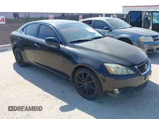 2006 Lexus IS 250 Manual with VIN JTHBK262X62018704, listed as a IAAI auction lot 40532463 with 232,601 mi miles. Bid and sale history available at carsss.com. Image 1.
